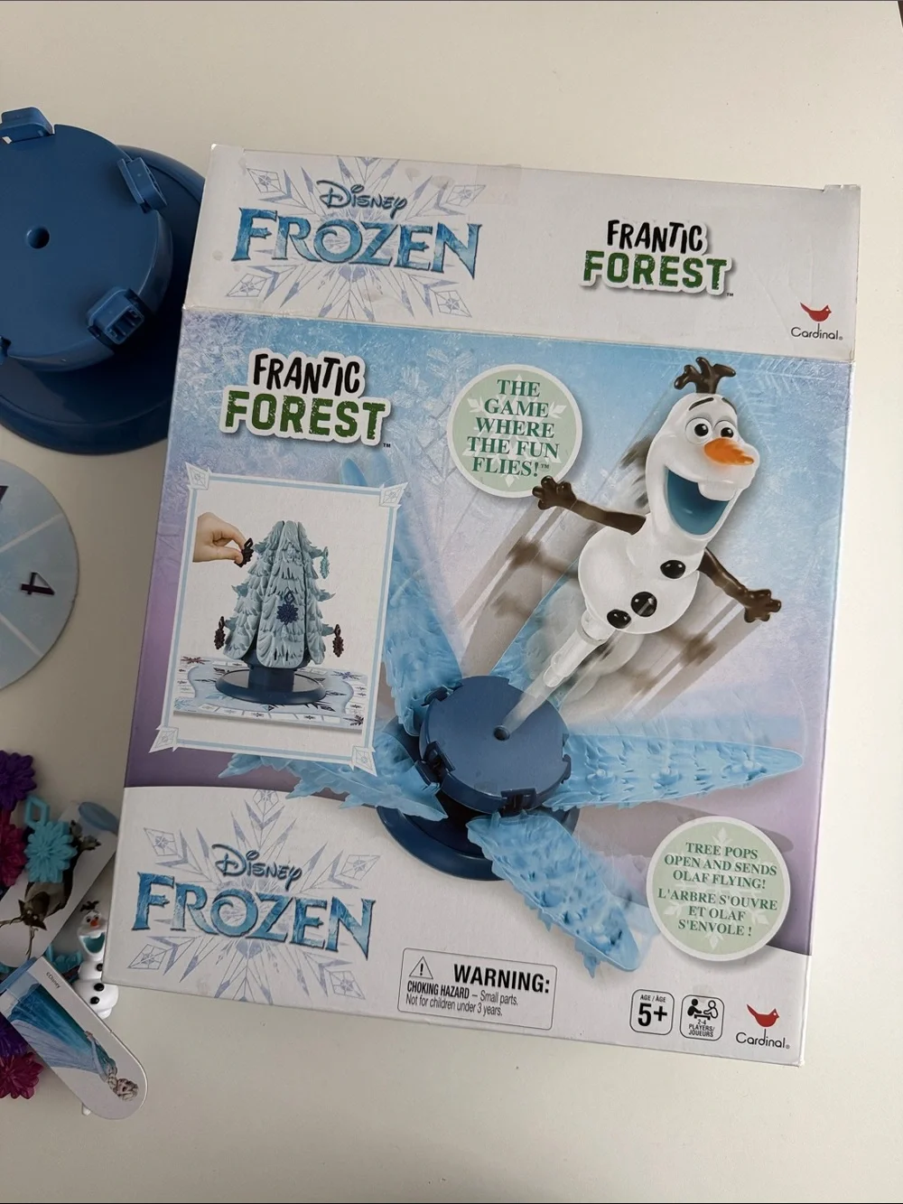 Disney Frozen Frantic Forest Game - Princess Anna Elsa Olaf Kristoff Sven Toy - Picture 2 of 7